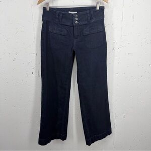 Tribal Women’s size 8 Audrey Dark Wash Mid Rise Wide Leg Stretch Jeans